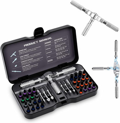 40-in-1 Magnetic Ratchet Screwdriver Set by DikTalk