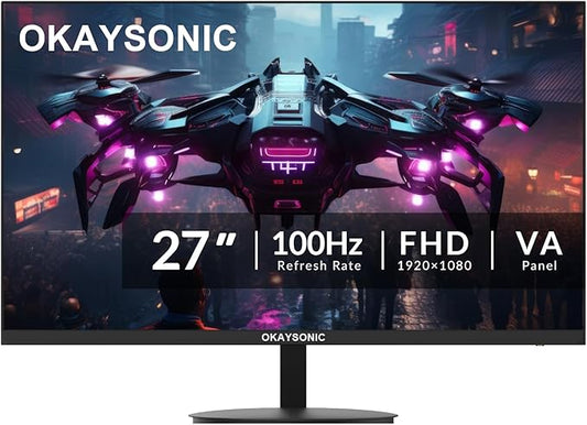 27 Inch Office Monitor, 100Hz FHD 1080P Computer Screen by Unknown