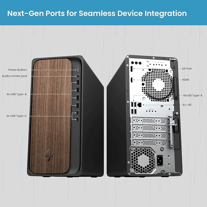 HP 2025 OmniDesk M03 Premium Business Next Gen AI Desktop Computer Intel Core - Image 3