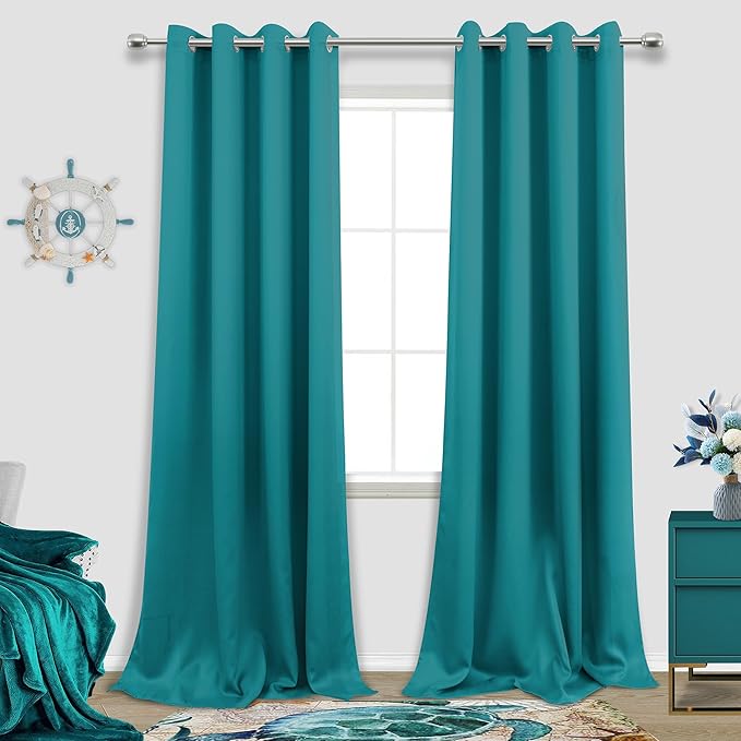 KOUFALL 108 Inch Curtains Long by KOUFALL