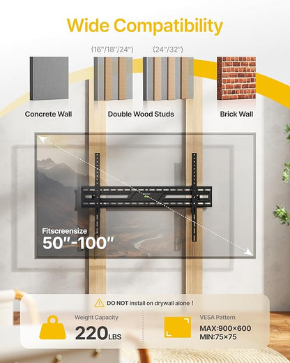 monTEK 15°Full Tilting TV Wall Mount - Image 7