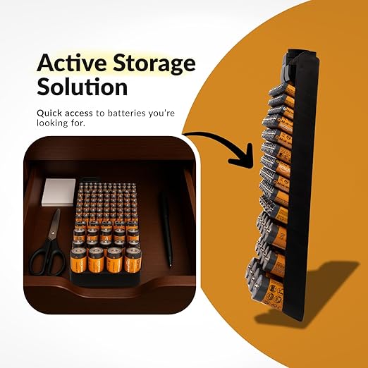 Bee Neat Battery Organizer and Storage Case - Image 4