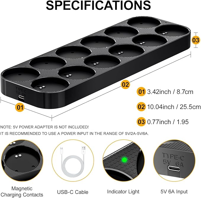 YiaMia 12 Pack Upgraded Rechargeable Tea Lights - Image 8