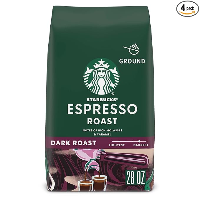 STARBUCKS® Espresso Roast – Ground Coffee 28oz by StarbucksCoffee