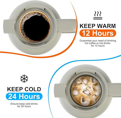 68 Oz Thermal Coffee Carafe, Stainless Steel Insulated Vacuum Coffee Carafes - Image 5