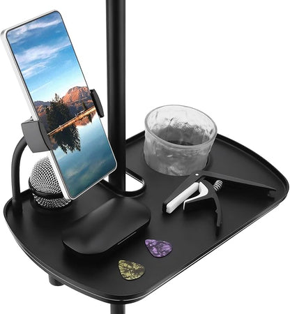 Microphone Stand Tray with Mic Phone Holder, 12.2" x 7.91" Large Shelf - Image 9