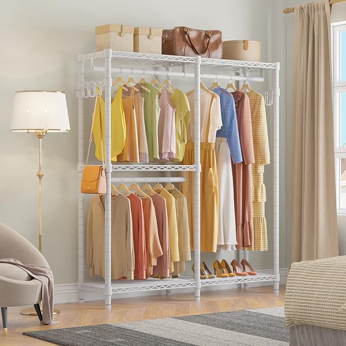 VIPEK V4 Garment Rack for Hanging Clothes, Portable Wardrobe Freestanding - Image 7