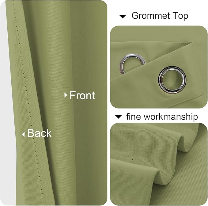 JIUZHEN Room Divider Curtains for Bedroom/Living Room, Thermal Insulated - Image 5