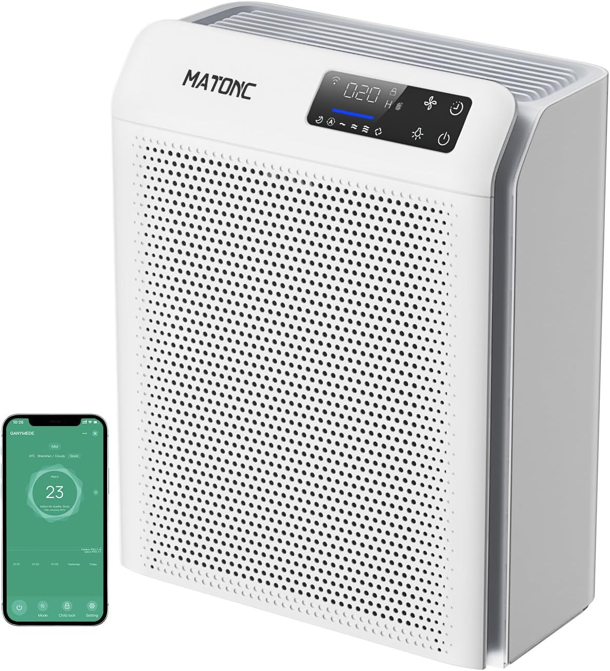 air purifier for home bedroom large rooms up, main product view
