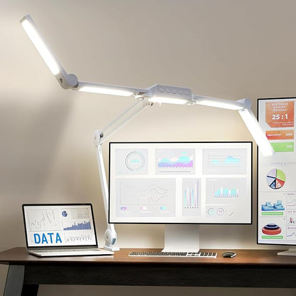 Neatfi 3, 000 Lumens LED Desk Lamp, 360 SMD LEDs, CRI 95, Adjustable Light Modes by Neatfi