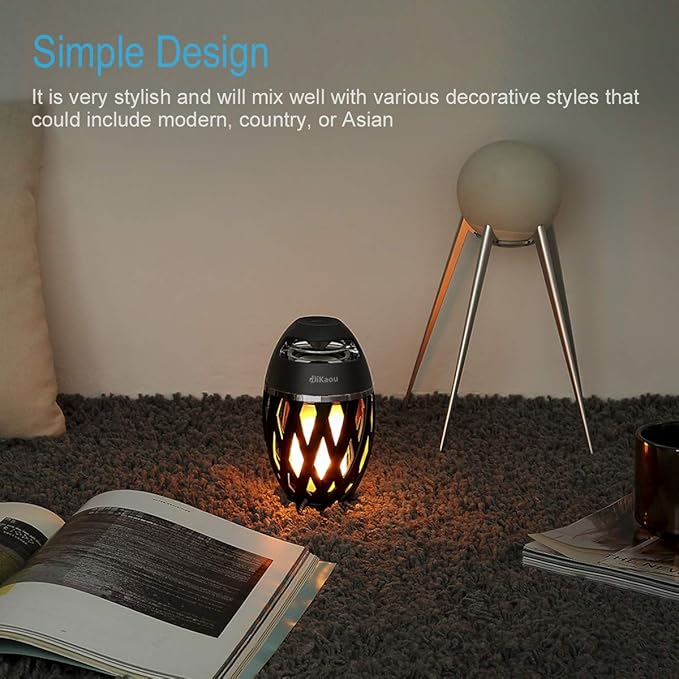 LED Flame Outdoor Table Lamp Torch Table Lamp - Image 2