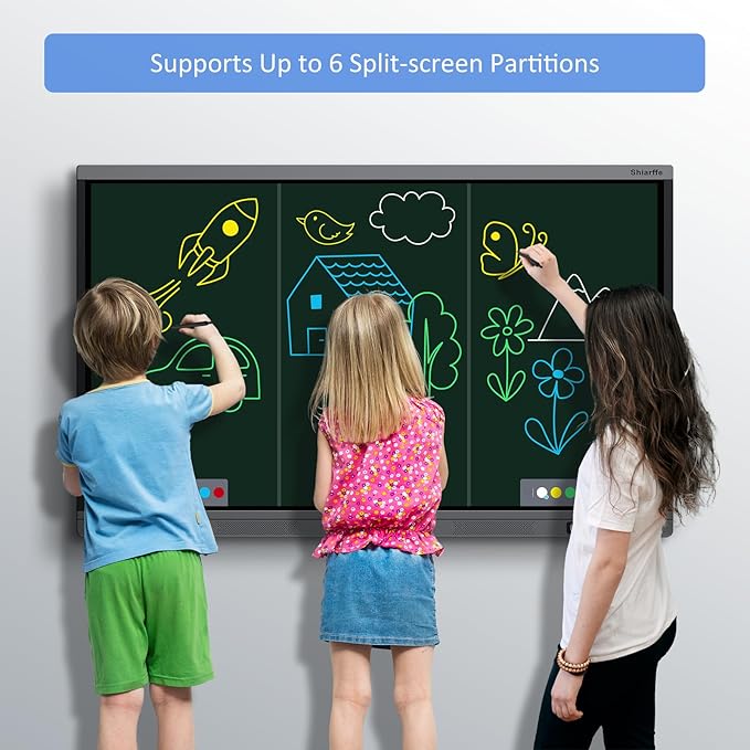 Shiarffe X5 Smart Board 55 Inch 4K Interactive Whiteboard Google EDLA-Certified - Image 2