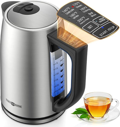 Electric Kettle Temperature Control, 1.7L Electric Kettle by PARISRH%C3%94NE