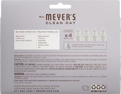 MRS. MEYER'S CLEAN DAY Scented Oil Refills, contains 4 .67 fl oz refills - Image 2