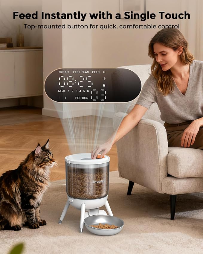 Automatic Cat Feeder, 3L Timed Pet Feeder - Image 2