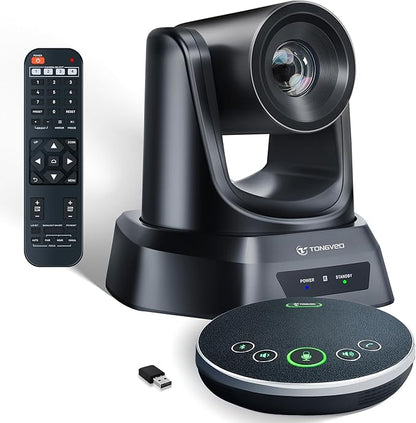 TONGVEO HDMI 20X Optical Zoom PTZ Conference Room Camera System, 1080P 60fps by TONGVEO
