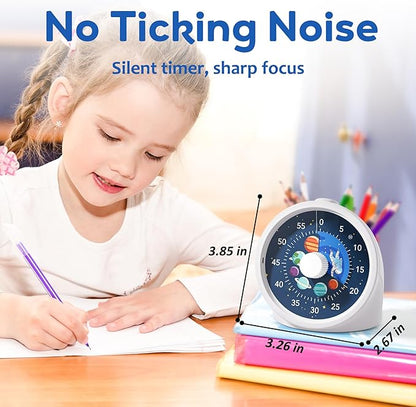 BellMan Visual Timer with Pause Button, 60 Minute Countdown Mercury Timer - Image 5