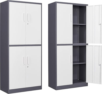 Yizosh Metal Storage Locking Cabinet by Yizosh