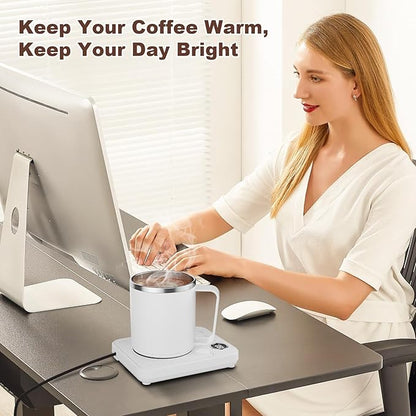 Coffee Mug Warmer & Mug Set for Desk, Smart Coffee Cup Warmer - Image 4