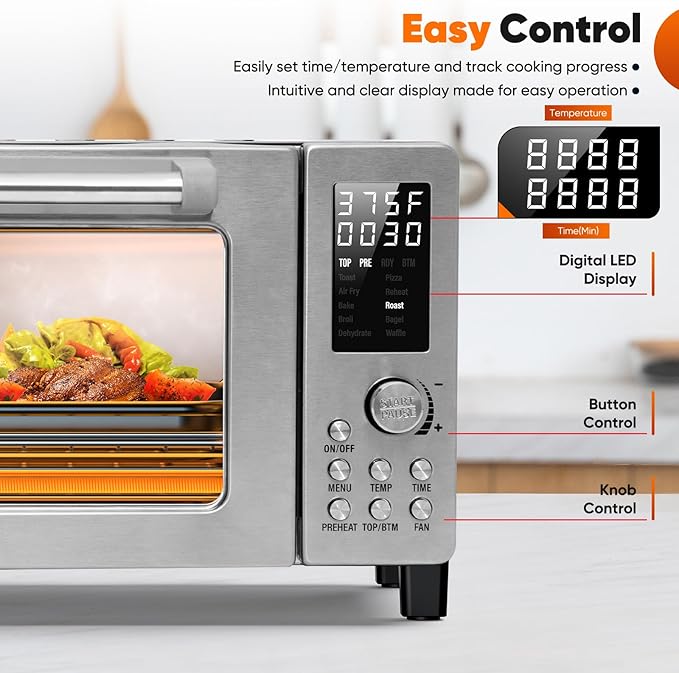 Nuwave Bravo Pro Convection Air Fryer Toaster Oven Combo, 2025 New and Improved - Image 5
