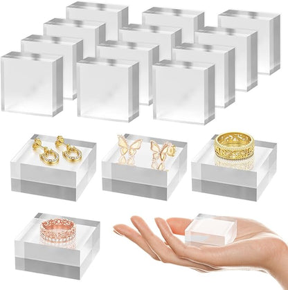 SAMYUCHO Acrylic Base 16 Pieces Acrylic Blocks by Unknown