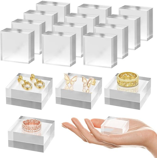 SAMYUCHO Acrylic Base 16 Pieces Acrylic Blocks by Unknown
