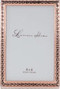 Lawrence Frames Metal Picture Frame with Hammer Effect, 4x6, Copper