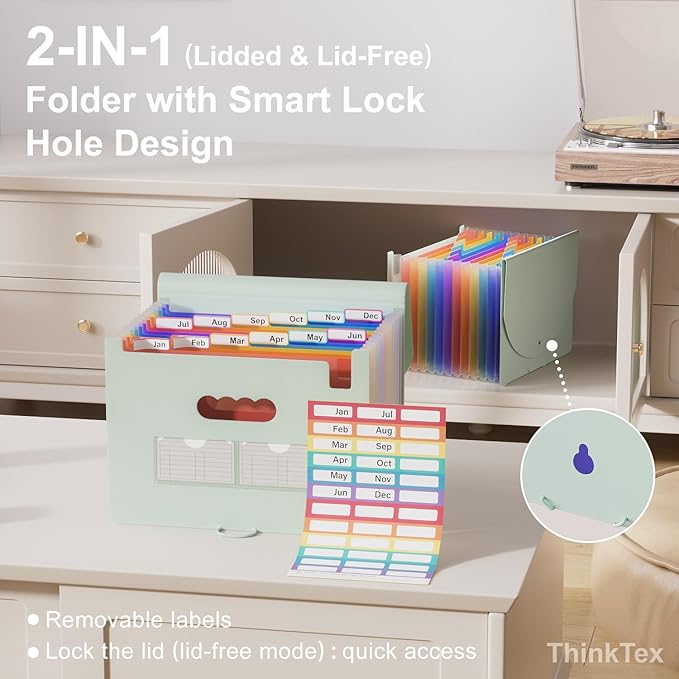 ThinkTex Accordion File Organizer, 12 - Image 4