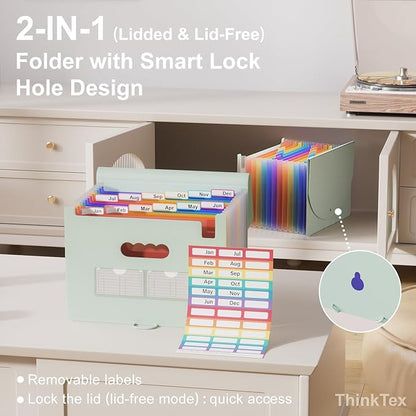 ThinkTex Accordion File Organizer, 12 - Image 4