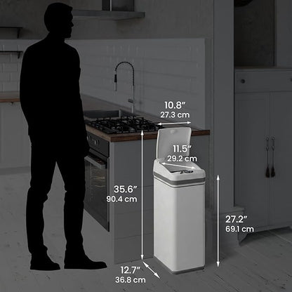 iTouchless 13 Gallon Kitchen Trash Can - Image 6