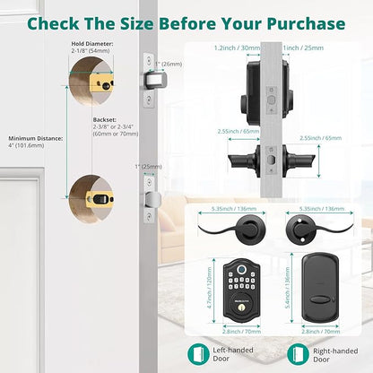 DS10 Pro Keyless Entry Door Lock - Image 8