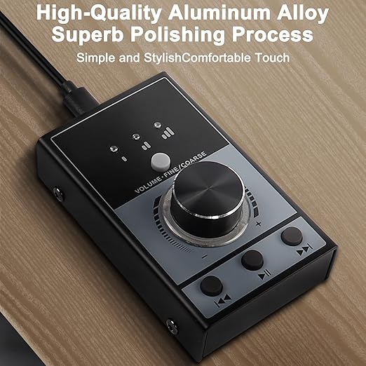 XMSJSIY USB Volume Knob Controller Multimedia Computer Sound Controller - Image 2