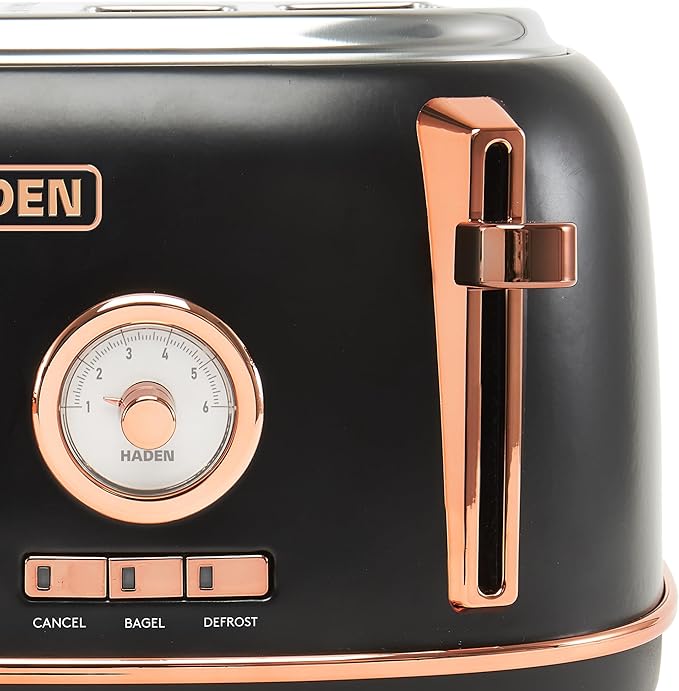 Haden Dorset 4 Slice Wide Slot Stainless Steel Toaster - Image 8