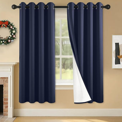 100% Blackout Curtains 63 Inch Length by Unknown