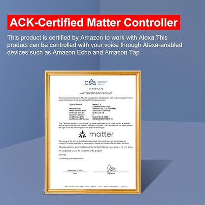 GLEDOPTO Alexa Connect Kit Matter LED Strip Light Controller RGBCCT PWM Dimming - Image 9