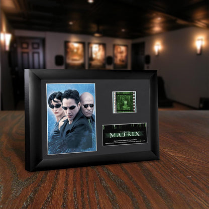 Trend Setters the Matrix Trinity 7 x 5 MiniCell FilmCells | MiniCell film collectible | Desk, shelf or office display | Giftable display piece