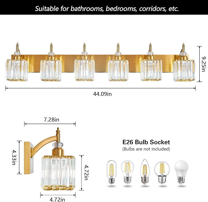 BBLLWJ Crystal Vanity Lights - Image 4