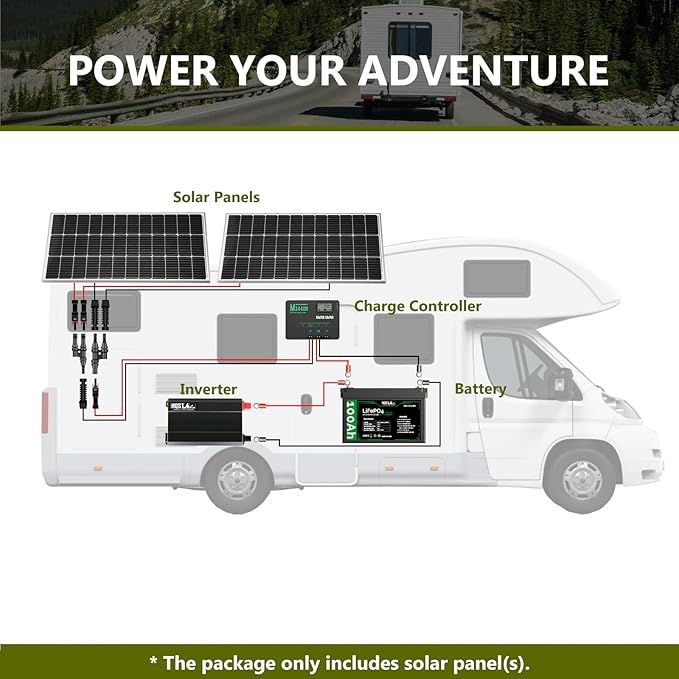 HQST 2pcs 100W 12V Monocrystalline Solar Panel, Waterproof - Image 7