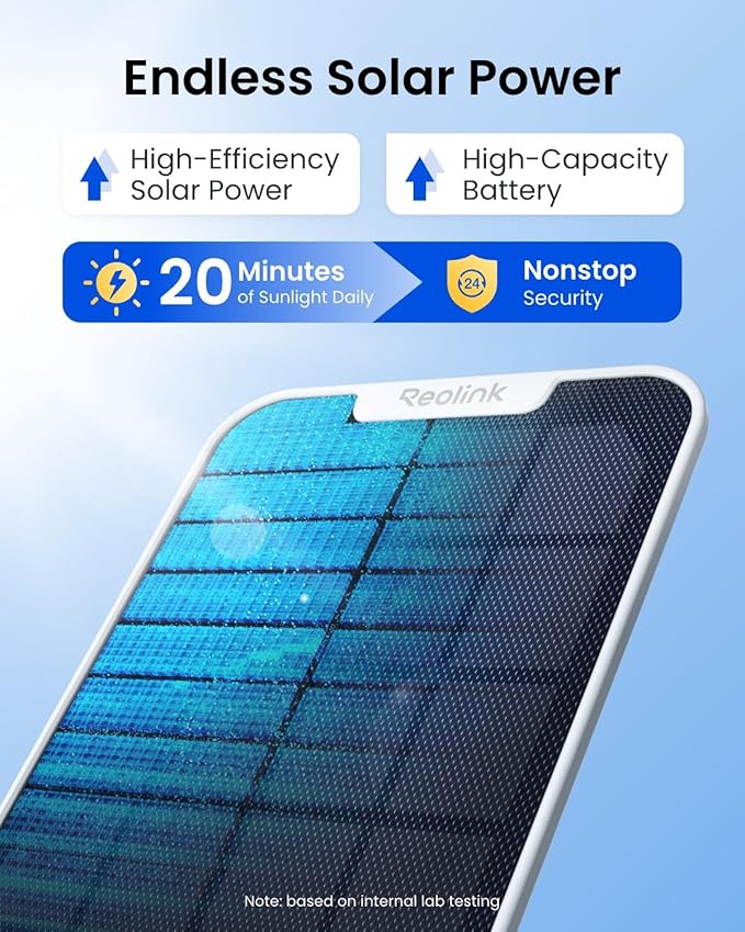 REOLINK First 4K Solar Security Cameras Wireless Outdoor, Argus PT Ultra+Solar - Image 6