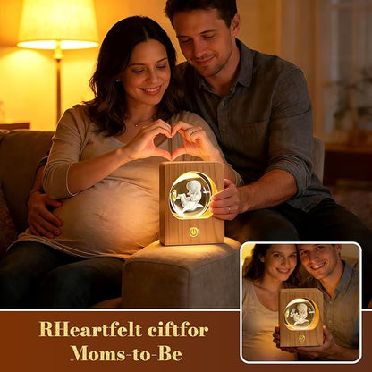 Gloryage Personalized 3D Crystal Photo Lamp – Custom Engraved Memory Ball - Image 2