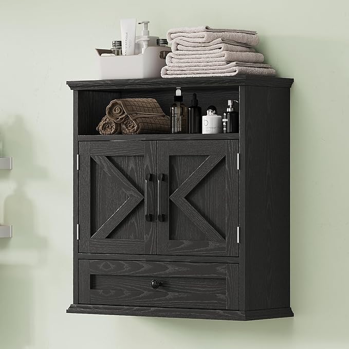 Bathroom Wall Cabinet, Wall Mounted Medicine Cabinet by Viroformo