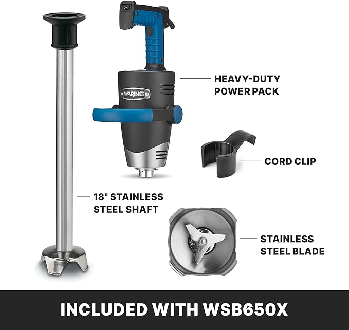 Waring EVOX 18" Big Stik Immersion Blender, 1.5 HP Variable Speed, 35-Gallon - Image 5