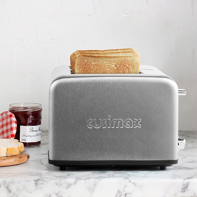 Stainless Steel Toaster, CUSIMAX 4 Slice Toaster - Image 4