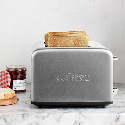 Stainless Steel Toaster, CUSIMAX 4 Slice Toaster - Image 4