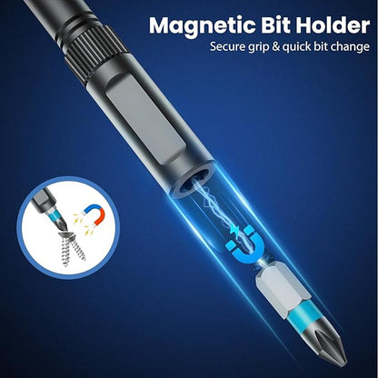 24-in-1 Magnetic Ratchet Multi-Bit Screwdriver Set - Image 7