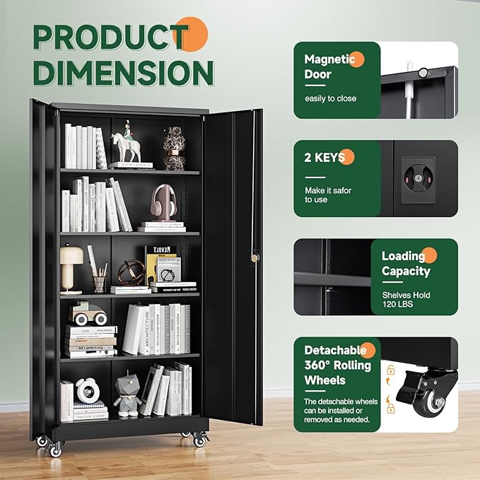 Letaya Metal Garage Storage Cabinets - Image 6