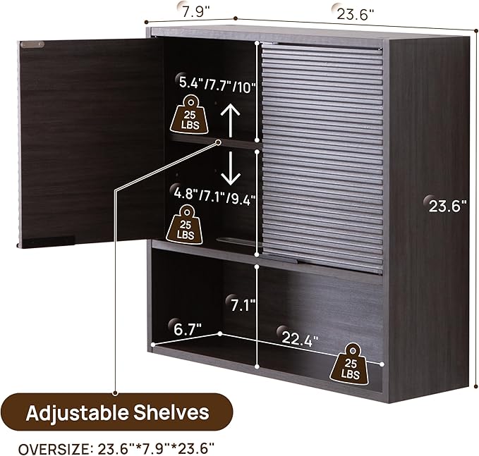 Wall Mounted Bathroom Cabinet - Image 2