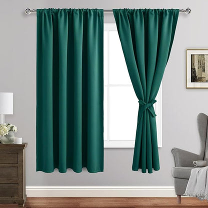 JIUZHEN Christmas Blackout Curtains by JIUZHEN