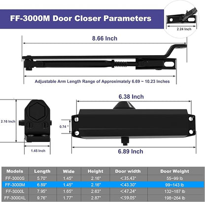 Jayseon Automatic Door Closers Commercial Door Closer - Image 7