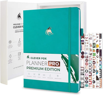 Clever Fox Planner Pro Premium – Luxurious Weekly & Monthly Planner by CleverFox